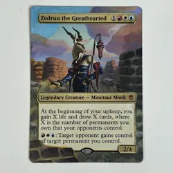 MTG altered hand painted Zedruu The Greathearted Commander EDH Alter Card - Image 1