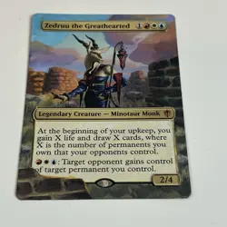 MTG altered hand painted Zedruu The Greathearted Commander EDH Alter Card - Image 2