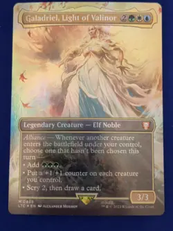 Galadriel, Light of Valinor (Borderless) #498 (Foil) NM Lord of the Rings - Image 1