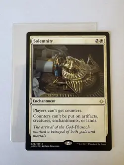 1x Solemnity | Magic The Gathering | HOU, Rare | NM Condition - Image 1