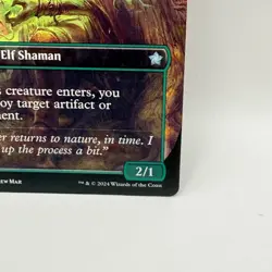Magic The Gathering Reclamation Sage Foundations FDN 0340 Borderless Green Elf - Image 4