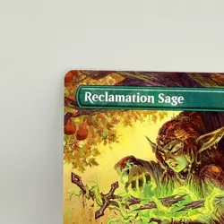 Magic The Gathering Reclamation Sage Foundations FDN 0340 Borderless Green Elf - Image 5