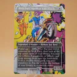 Nick Fury, Agent of SHIELD | 314 | Borderless Regular | Rare | Marvel SH | MTG - Image 1