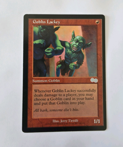 Wizards of the Coast Urza's Saga Goblin Lackey 190/350 Uncommon Regular English - Image 1