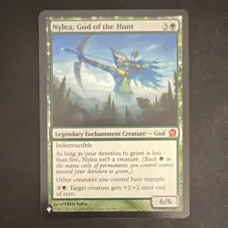 Nylea, God of the Hunt - MTG Theros 166/249 Mythic Green Foil - Image 1