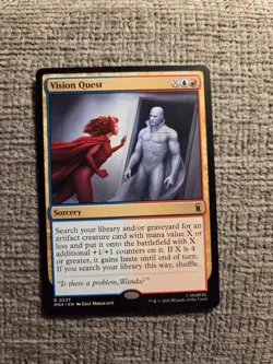 VISION QUEST ~ NM ~ MTG 0237 MSH Marvel Superheroes - Image 1