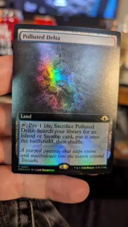 1x Polluted Delta Extended Art FOIL Modern Horizons 3 Magic MTG x1 - Image 1