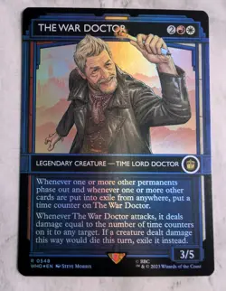 The War Doctor (Foil Showcase) MTG WHO Boros Time Lord Exile Counters Rare | NM - Image 1