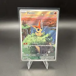 Pokemon TCG Victini Full Art Holo Black Star Promo Card 208 NM Condition - Image 1