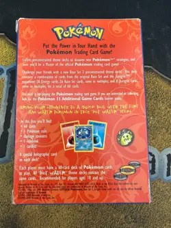 Pokemon Base Set 2 Hot Water Theme Deck OPENED GREAT CONDITION!! - Image 3