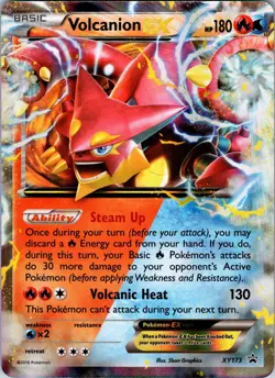 Volcanion EX XY173 Holo Promo XY Promo Pokemon Holo Near Mint - Image 1