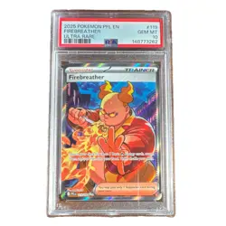 2025 Pokemon Firebreather #119/094 Me02: Phantasmal Flames Holo PSA 10 - Image 1