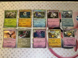 Pokemon Holo & Reverse Holo Card Lot 10 Cards NM Bundle - Image 1