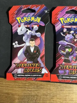 Pokemon TCG: Destined Rivals Dri Sleeved Booster Packs Set of 4, Sealed - Image 2