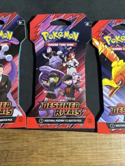 Pokemon TCG: Destined Rivals Dri Sleeved Booster Packs Set of 4, Sealed - Image 3