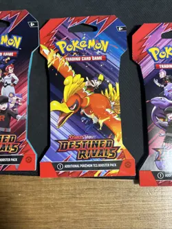 Pokemon TCG: Destined Rivals Dri Sleeved Booster Packs Set of 4, Sealed - Image 4