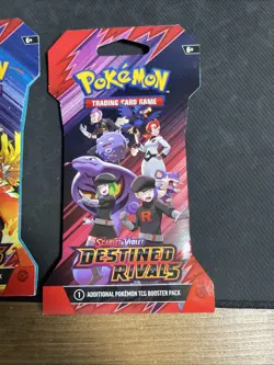 Pokemon TCG: Destined Rivals Dri Sleeved Booster Packs Set of 4, Sealed - Image 5