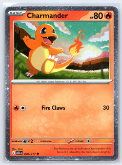 Charmander - 020/217 Cosmos Holo 020/217 NM Pokemon - Image 1