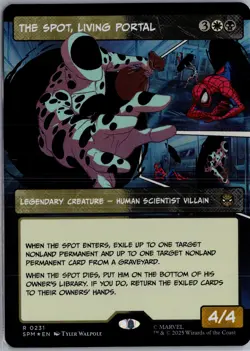 The Spot, Living Portal (Borderless) 231 MTG Marvel's Spider-Man FOIL NM/M - Image 1
