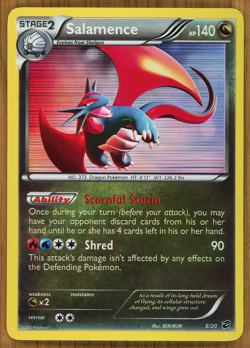 Salamence 8/20 ~ Holo ~ Dragon Vault ~ Near Mint!! - Image 1