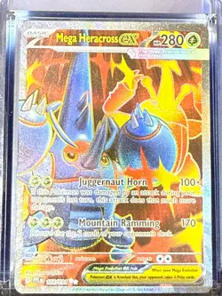 Mega Heracross ex PFL 108 Pokemon Ultra Rare NM - Image 1