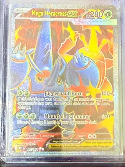 Mega Heracross ex PFL 108 Pokemon Ultra Rare NM - Image 3