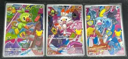 Pokemon TCG: First Partner Illustration Collection Series 2 Galar Gen 8 set of 3 - Image 1