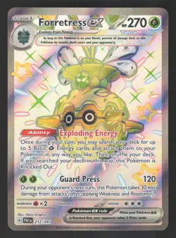 Forretress ex 212/091 Pokemon SV: Paldean Fates - Image 1