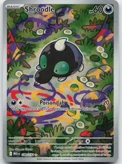 Shroodle 149/132 Illustration Rare Mega Evolution Pokemon Holo Near Mint - Image 1