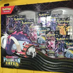 Pokemon TCG PALDEAN FATES Great Tusk Iron Treads Ex Premium Collection ✅ NEW - Image 3