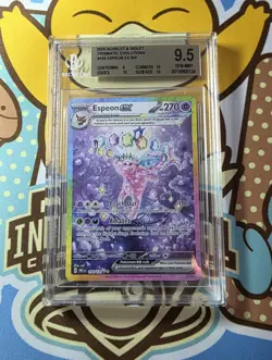 2025 Pokemon Prismatic Evolutions Espeon ex #155 SIR BGS 9.5 GEM MT HIGH SUBS - Image 1
