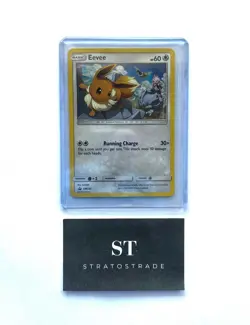 Pokemon Eevee SM235 Sun & Moon Black Star Promo Cosmos Holo English MP Single - Image 1