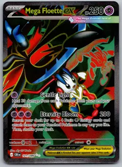 Mega Floette ex 101/086 Ultra Rare Chaos Rising Pokemon Near Mint - Image 1