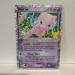 Pokemon TCG Mew ex 88/92 EX Legend Maker Holo Rare EN 2006 90 HP - Image 1