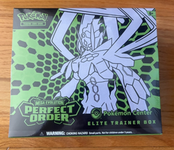 Perfect Order Pokemon Center EXCLUSIVE Elite Trainer Box ME3 TCG PKC ETB TEAR - Image 1
