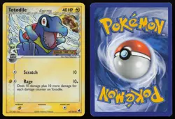 Totodile 67/101 Reverse Holo Stamp Delta Species Dragon Frontiers English LP - Image 3