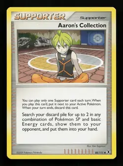 Aaron's Collection 88/111 (LP) Rising Rivals 2009 Uncommon Pokemon TCG - Image 1