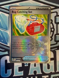 BUG CATCHING SET POKE BALL PATTERN 102/131 NM HOLO PRISMATIC EVOLUTIONS / A71-9 - Image 1