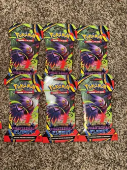 Pokemon TCG Phantasmal Flames Sleeved Booster Pack Lot of x24 - Image 3