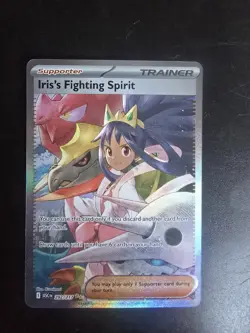 Pokemon Iris's Fighting Spirit 292/217 Ultra Rare Holo Ascended Heroes SIR - Image 1
