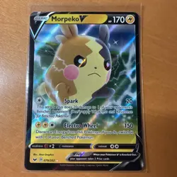 Pokemon TCG Sword And Shield Morpeko V #79/202 Ultra Rare - Image 1