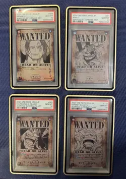 OP-09 Wanted 4 Emperor SEQUENTIAL SET PSA 10 Jap - One Piece TCG - Image 2