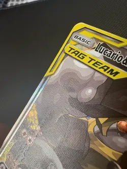 Pokemon TCG Lucario and Melmetal Tag Team GX Black Star Promo Card SM192 - Image 4