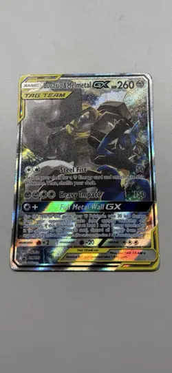 Pokemon TCG Lucario and Melmetal Tag Team GX Black Star Promo Card SM192 - Image 1