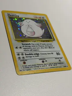 Chansey - 3/102 - Pokemon Base Set Unlimited Holo Rare Card WOTC LP-NM - Image 4