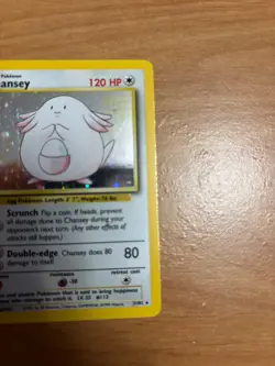 Chansey - 3/102 - Pokemon Base Set Unlimited Holo Rare Card WOTC NM - Image 2