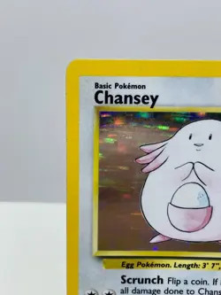 Chansey 3/102 Base Set Holo Unlimited Pokemon Card English EXC/NM AU Seller - Image 2