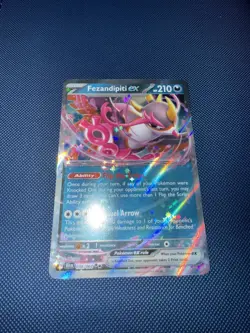 Fezandipiti ex 38/64 Ultra Rare Shrouded Fable NM Pokemon TCG Card - Image 1