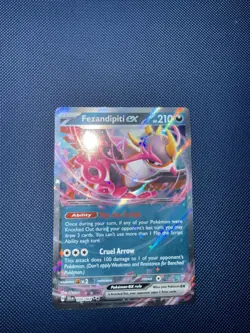 Fezandipiti ex 38/64 Ultra Rare Shrouded Fable NM Pokemon TCG Card - Image 2