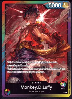 Monkey.D.Luffy (Leader Pack) (Battle 2023 Vol. 1) One Piece Promotion Cards NM - Image 1